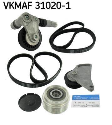 Kit de courroie d'accessoire (Courroie d’alternateur) SKF VKMAF 31020-1